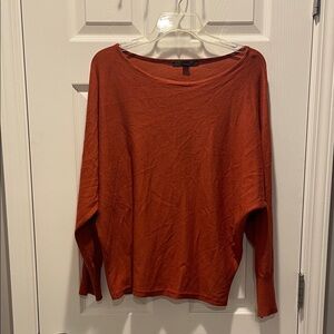 Cyrus Women's Long Sleeve Top in Warm Orange